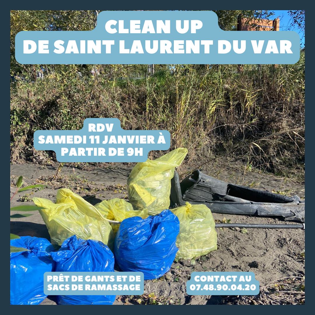 Clean up des berges du Var